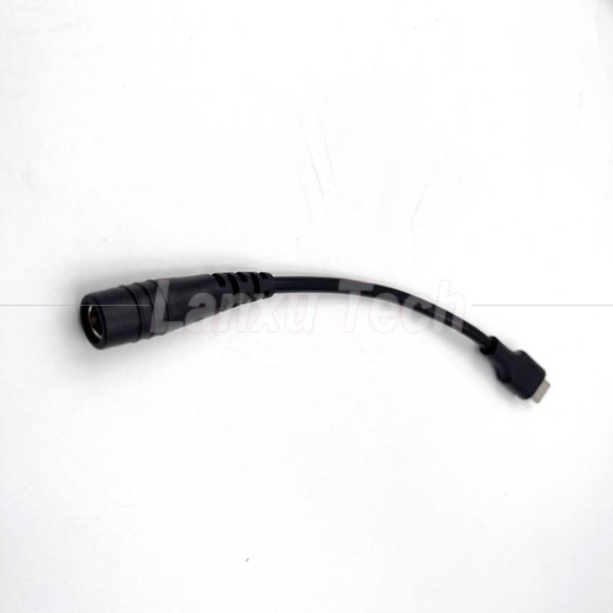5V USB Type C to DC 5.5x2.1mm Charger Extension Cable for LED Desk Lamp Fan 3