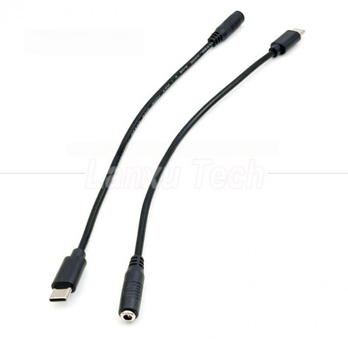 5V Type C to DC 3.5x1.35mm 5.5x2.1mm Power Charging Extension Cable for LED Desk Lamp Fan 5