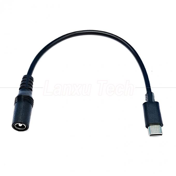 Micro USB Male to DC 3.5x1.35mm Female Jack Power Extension Cable for Fans LED Strips 1