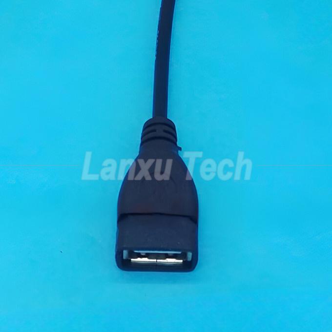 USB 2.0 A Male to 2 Dual USB Female Jack Y Splitter Hub Power Cord Extension Adapter Cable 4