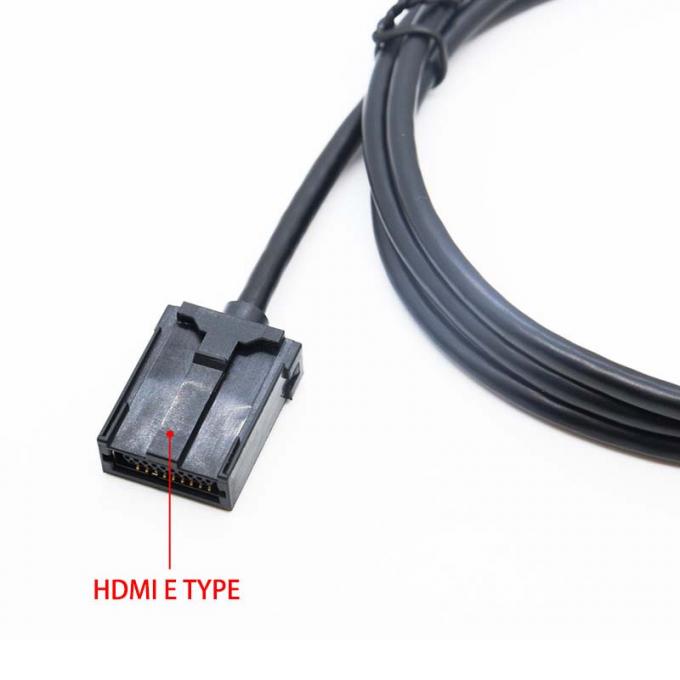 HD-MI Male To HD-MI E TYPE Female Waterproof Extension Cable With Flush Mount Panel For Car Truck Boat Motorcycle Computer 0