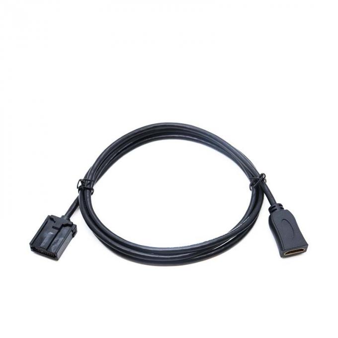 HD-MI Male To HD-MI E TYPE Female Waterproof Extension Cable With Flush Mount Panel For Car Truck Boat Motorcycle Computer 2
