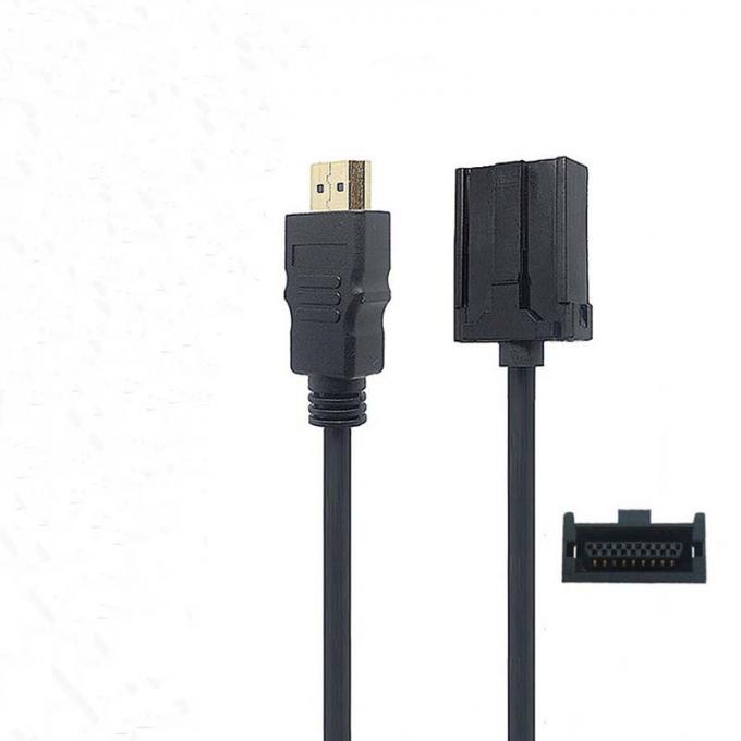 HD-MI Male To HD-MI E TYPE Female Waterproof Extension Cable With Flush Mount Panel For Car Truck Boat Motorcycle Computer 3