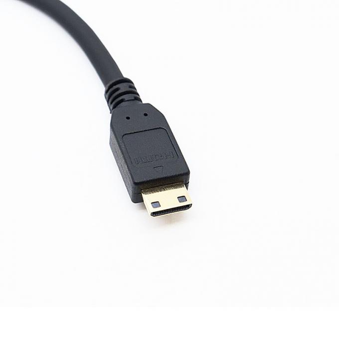 Mini HD-MI Male To HD-MI Female Converter Waterproof Extension Cable For Car Truck Boat Motorcycle Computer 2