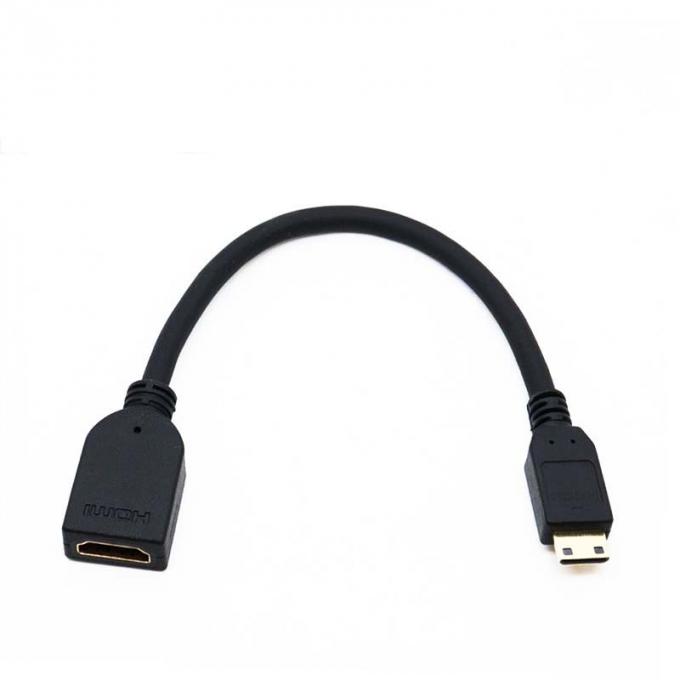 Mini HD-MI Male To HD-MI Female Converter Waterproof Extension Cable For Car Truck Boat Motorcycle Computer 1
