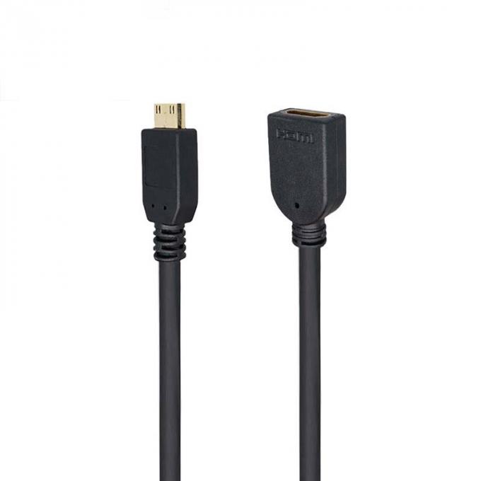 Mini HD-MI Male To HD-MI Female Converter Waterproof Extension Cable For Car Truck Boat Motorcycle Computer 0