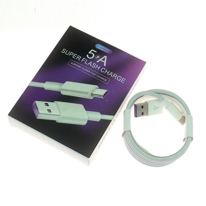 High Quality 1M 2M 5A Fast Charging USB to Type C Data Charger Cable for Huawei Android Phone 0