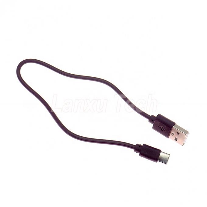 Short Fast Charging Only 1A 2A USB to Type C Charger Cable for Power Bank Fan 4