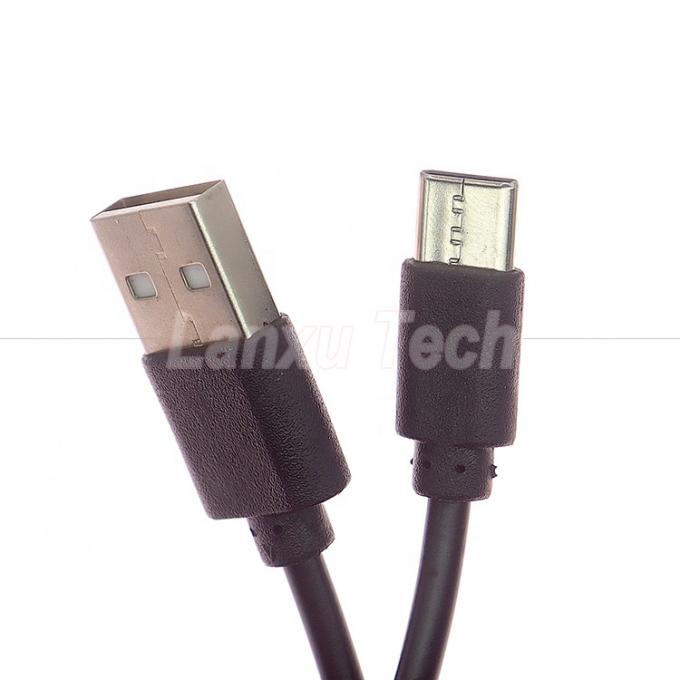 Short Fast Charging Only 1A 2A USB to Type C Charger Cable for Power Bank Fan 2