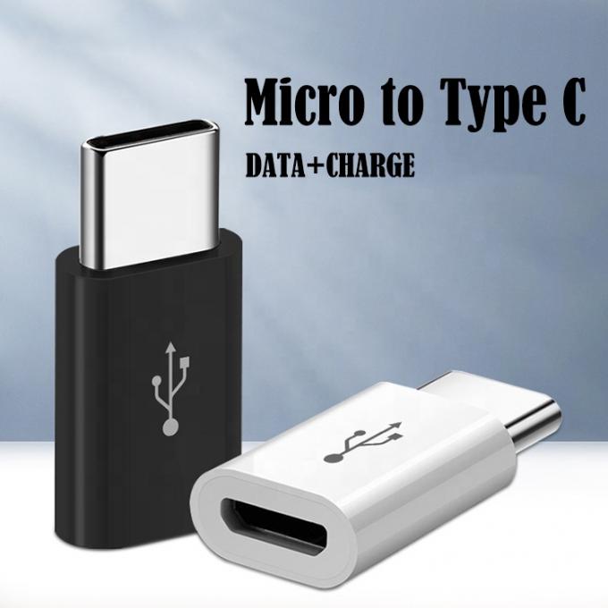 High Compatible Micro B Female to Type C OTG  Charging Adapter Converter 1