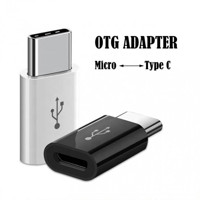 High Compatible Micro B Female to Type C OTG  Charging Adapter Converter 2