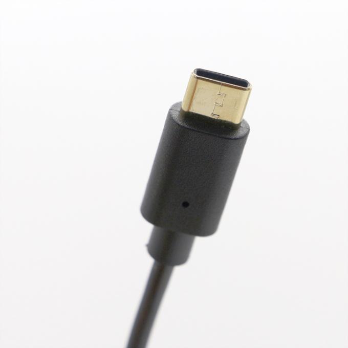 Custom 3M Gold Connectors Fast Charging Spring Coiled USB Type C Data Charger Cable 1