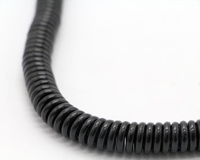 Custom 3M Gold Connectors Fast Charging Spring Coiled USB Type C Data Charger Cable 3