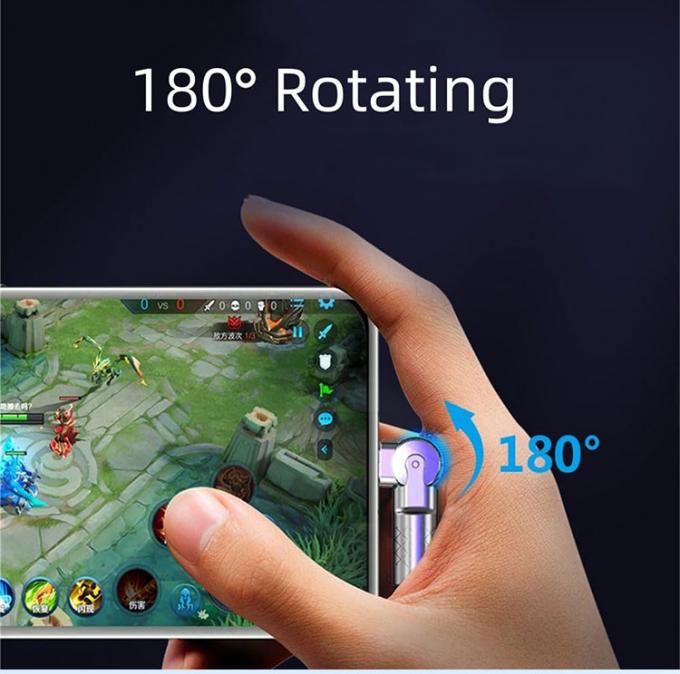 180 Degree Rotating Fast Charging 120w 6A Silicone USB Micro Type C Cable for Android Mobile Phone 3