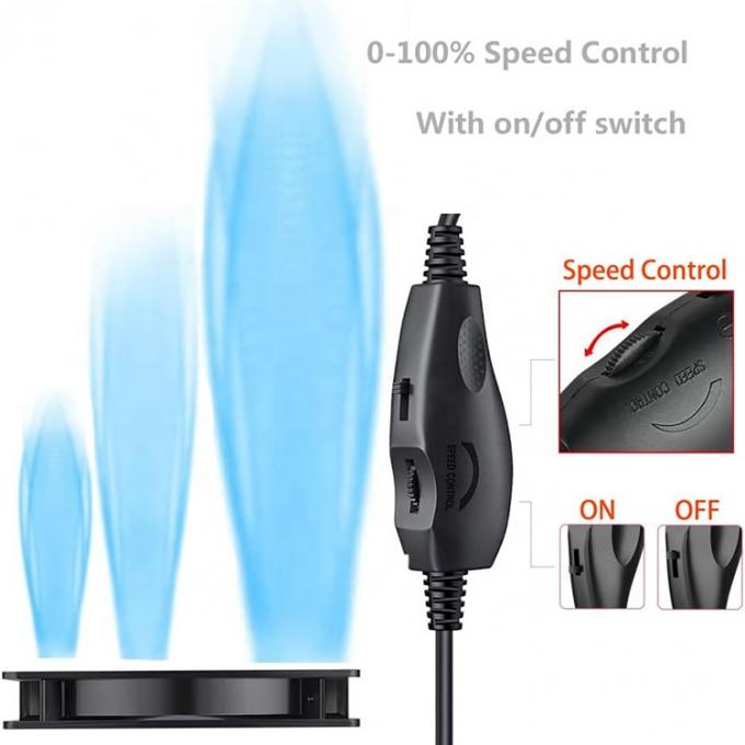 Adjustable USB 5V Step up Boost to DC 12V 3 Pin 4 Pin Connector Fan Speed Controller Power Adapter Cable for PC Cooling Fan 3