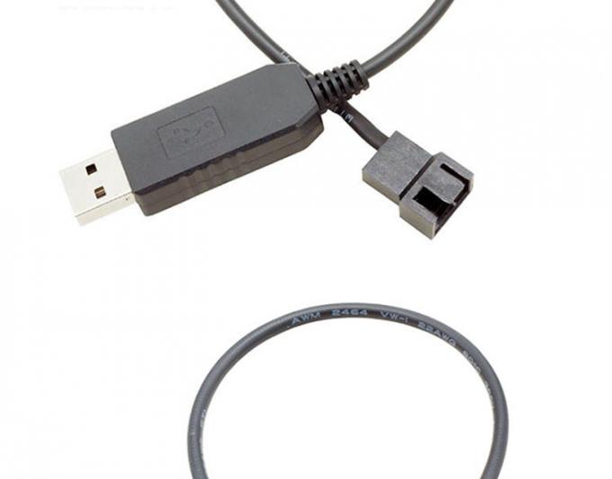 USB 5V  to 12V Voltage Step Up 3 Pin and 4 Pin PC Fan Power Adapter Cable 4