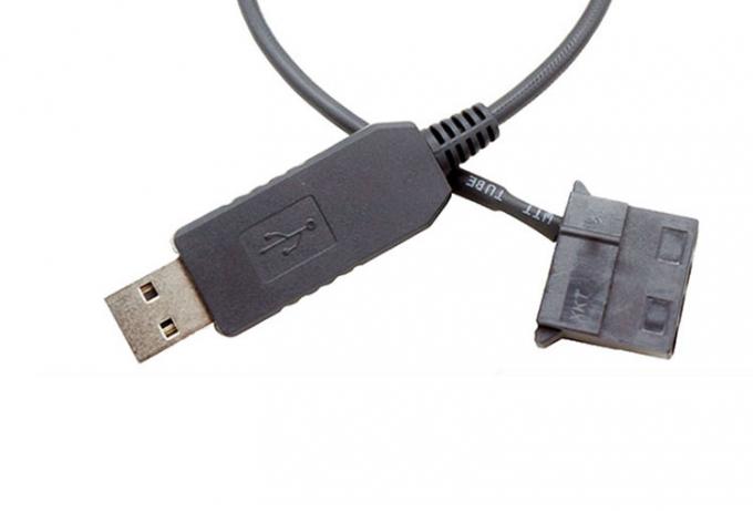 USB 5V  to 12V Voltage Step Up 3 Pin and 4 Pin PC Fan Power Adapter Cable 5
