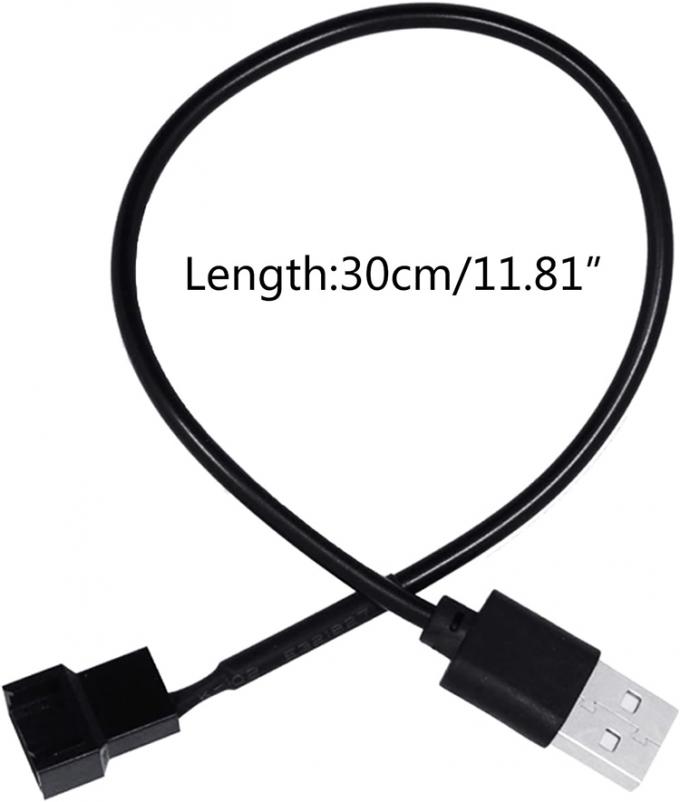USB to 3 Pin 4 Pin Molex Female PWM 5V Case Computer Cooler Cooling Fan Power Supply Adapter Connector Cable 4