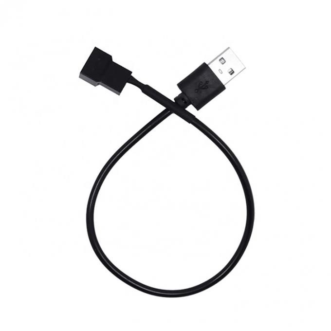 USB to 3 Pin 4 Pin Molex Female PWM 5V Case Computer Cooler Cooling Fan Power Supply Adapter Connector Cable 3