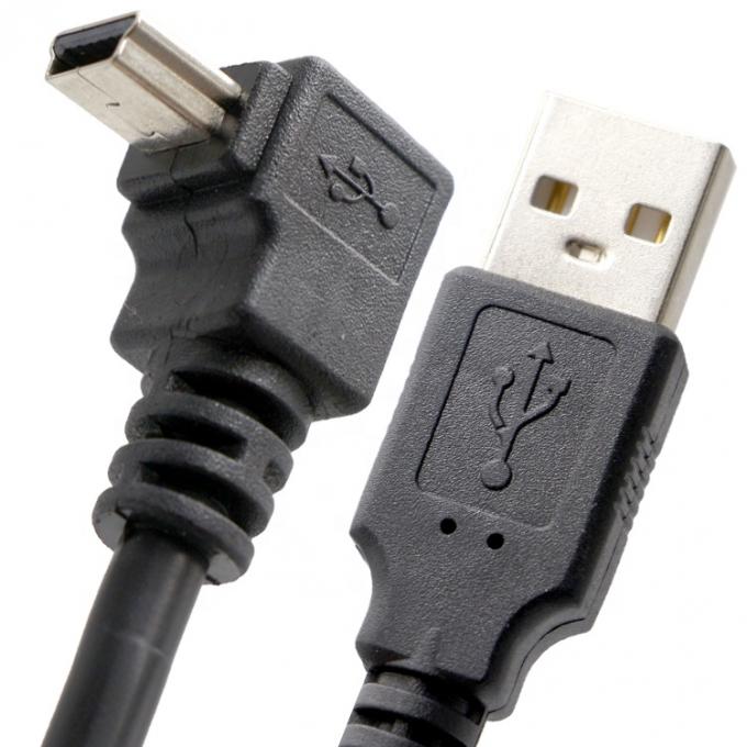 OEM Right Left UP DOWN 90 Degree Angle MINI USB Cable for PS3 Controller MP3 Camera 3