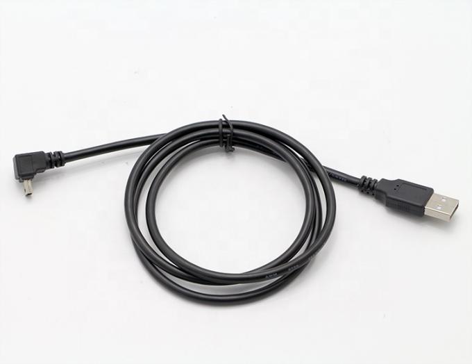 OEM Right Left UP DOWN 90 Degree Angle MINI USB Cable for PS3 Controller MP3 Camera 1