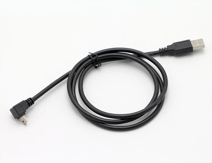 OEM Right Left UP DOWN 90 Degree Angle MINI USB Cable for PS3 Controller MP3 Camera 6