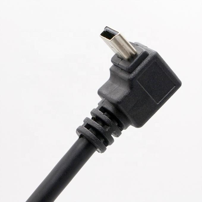 OEM Right Left UP DOWN 90 Degree Angle MINI USB Cable for PS3 Controller MP3 Camera 5