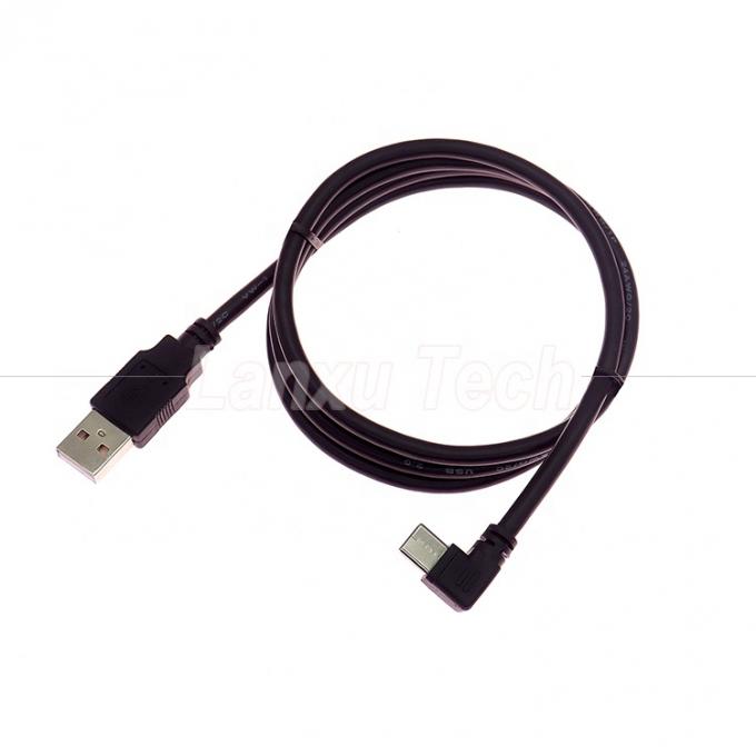 1m 2m 3m 5m Data Charging 90 Degree Up Down Left Right Angle USB to Type C Extension Cable 0