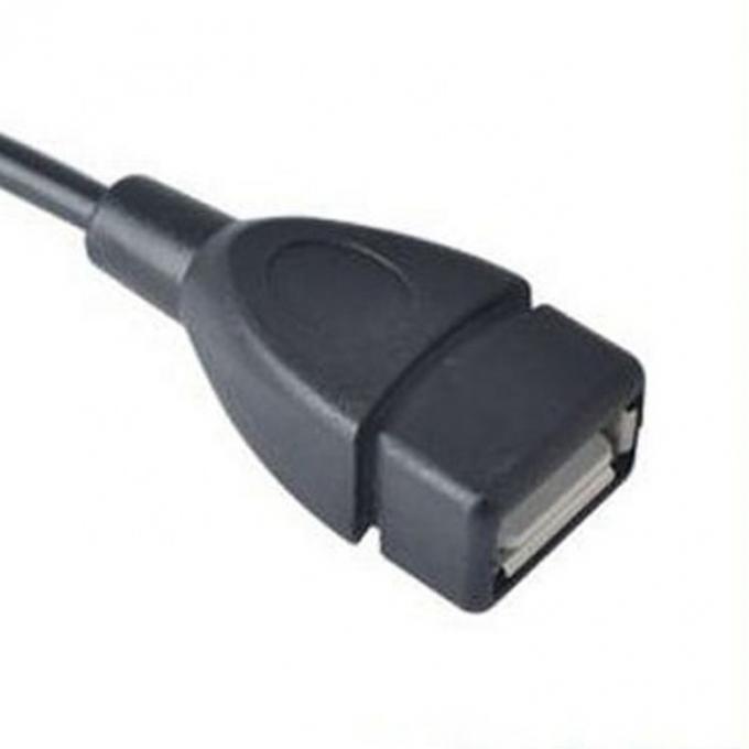 90 Degree Angle Micro B to USB Type A Female OTG Adapter Cable 2