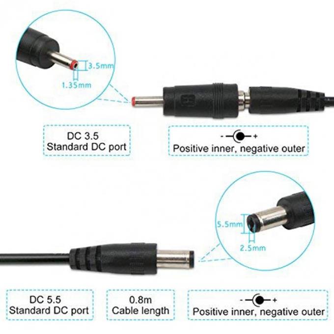 Led Display Multi Compatible Voltage Set Up Booster 5V to 9V 12V USB to DC Charger Cable 6