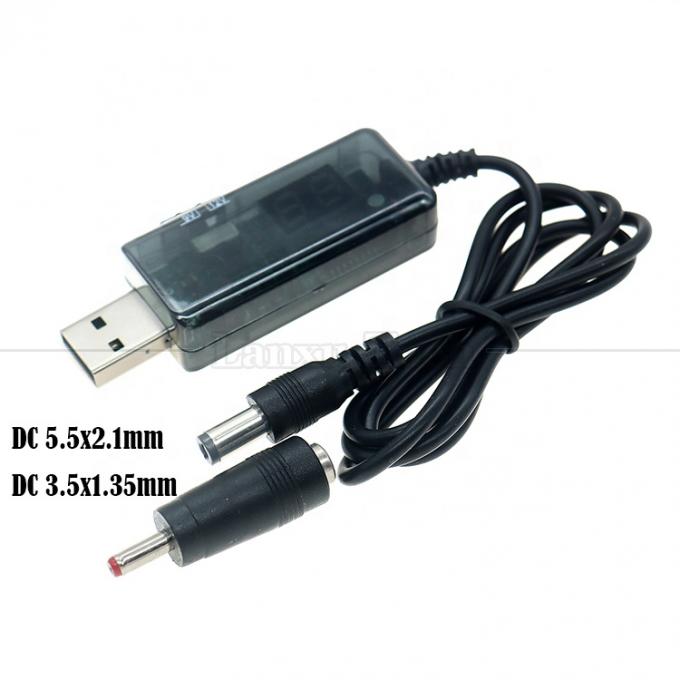 1m Drok 5V USB to Boost 9V 12V Step Up Multi Output DC Converter Cable for Router Modem 6