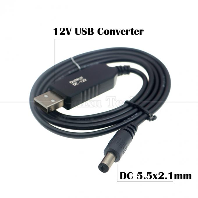 Hot Sale 5V USB to 9V 12V DC Output Converter Booster Wifi Modem Router Power Cable 5