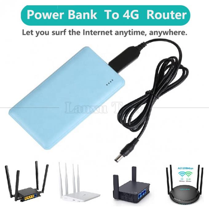 Booster Set Up Charger 5.5x2.1 mm DC 5v to 12v USB Converter Power Adapter Cable for LED Strip Wifi Router 2