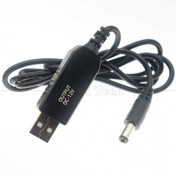 Booster Set Up Charger 5.5x2.1 mm DC 5v to 12v USB Converter Power Adapter Cable for LED Strip Wifi Router 7
