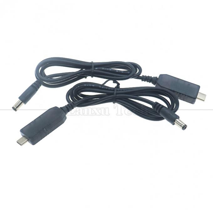 USB Type C to DC 5.5x2.1mm 8.4v 7.4v 6v 4.5v 3.6v 3v 2.4v 9v 12v Output Cable for Wifi Router Led Light Strip Circuit 6