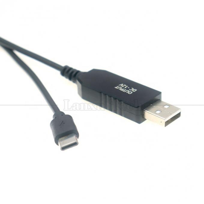 High Quality 1m Booster Converter 5v to 12v USB to USB Type C Power Charger Cable for Light Mats 3