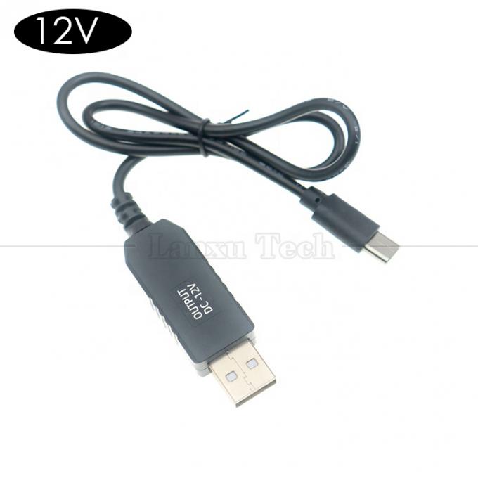 High Quality 1m Booster Converter 5v to 12v USB to USB Type C Power Charger Cable for Light Mats 2