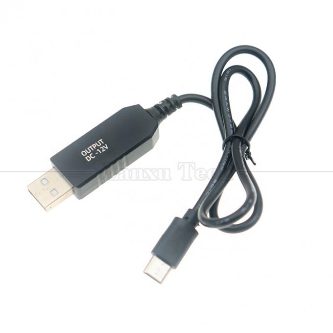 High Quality 1m Booster Converter 5v to 12v USB to USB Type C Power Charger Cable for Light Mats 6