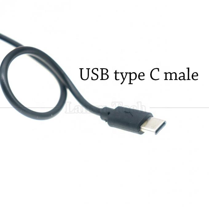 USB 5V to USB Type C 12V Output Booster Converter Power Charger Cable for Led Light Mats 4