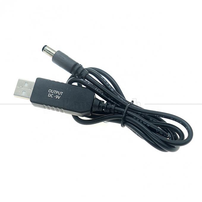High Quality Booster 5V USB to 9V DC 5.5x2.1mm Step Up Converter Power Charger Cable for Wifi Router Modem 5