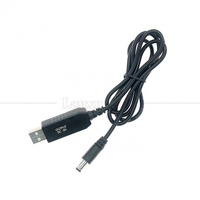 High Quality Booster 5V USB to 9V DC 5.5x2.1mm Step Up Converter Power Charger Cable for Wifi Router Modem 6