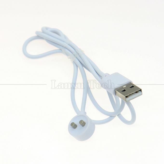 2 PIN USB Magnetic Electric Toothbrush Beauty Instrumennt Adult Sex Toys Vibrator Charger Cable 2