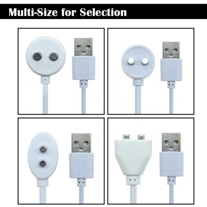 2 PIN USB Magnetic Electric Toothbrush Beauty Instrumennt Adult Sex Toys Vibrator Charger Cable 0