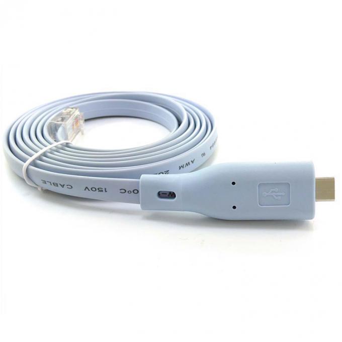 Plug and Play 6FT USB Type C to RJ45 Serial Adapter Console Cable for Cisco Router Switch 3