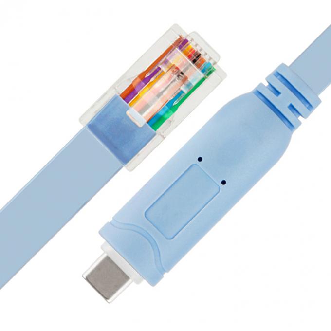 Plug and Play 6FT USB Type C to RJ45 Serial Adapter Console Cable for Cisco Router Switch 1