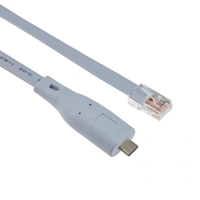 Plug and Play 6FT USB Type C to RJ45 Serial Adapter Console Cable for Cisco Router Switch 2