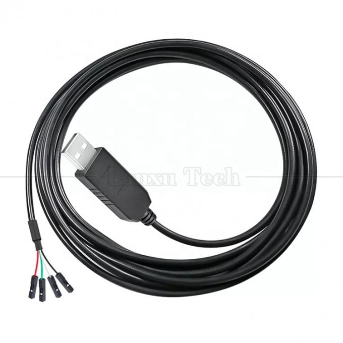 High Compatible WIN7 10 FTDI FT232 5V 3.3V USB to Uart TTL Serial Cable for Raspberry Pi 5