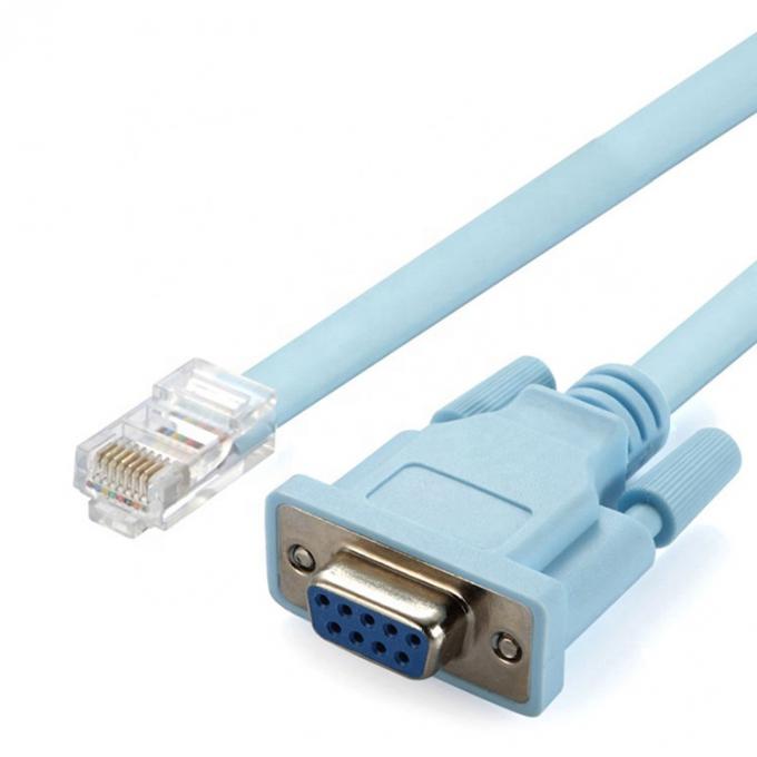 1.8M RS232 DB9 PIN Female to RJ45 Network Console Cable for Cisco Router Switch 1