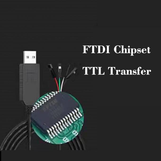 FTDI Chipset FT 232 5V 3.3V USB to 4 PIN Dupont Uart TTL Serial Converter Cable for Raspberry Pi 1