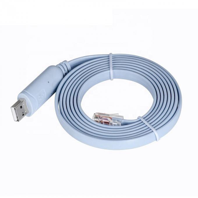 High Compatible WIN 7 10 FTDI Chip USB to RJ45 Console Cable for Cisco Router Switch 5